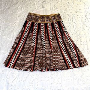 Anthropologie Ranna Gill Stripe Skirt